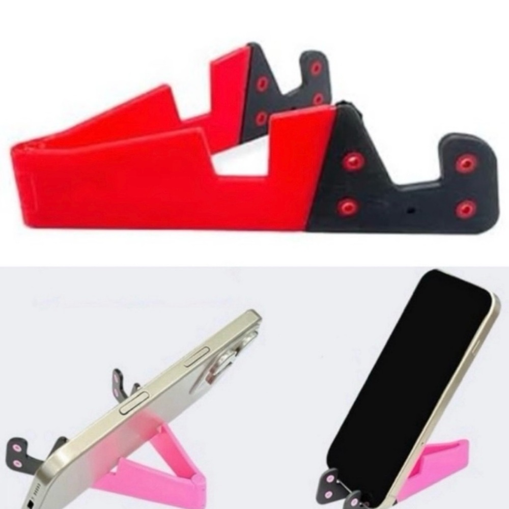 💞 New Red & Black Travel Universal Folding Phone Stand